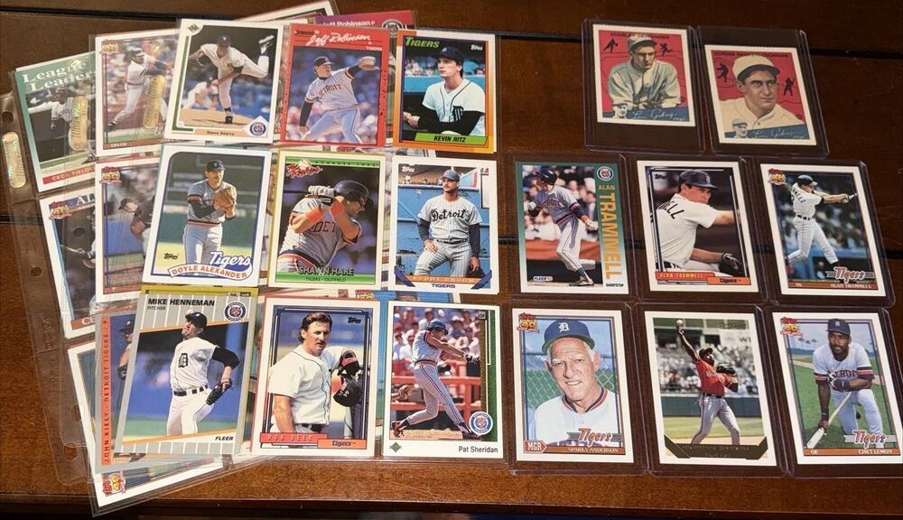 Lot Detroit Tigers Baseball Cards Dover Reprint 1934 Cochrane Gehringer Trammell